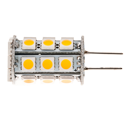 AC/DC12V, T4 GY6.35 LED Bulb, 3.5 Watts, 30-35W Equivalent, 5-Pack AC/DC12V, T4 GY6.35 LED Bulb, 3.5 Watts, 30-35W Equivalent, 5-Pack